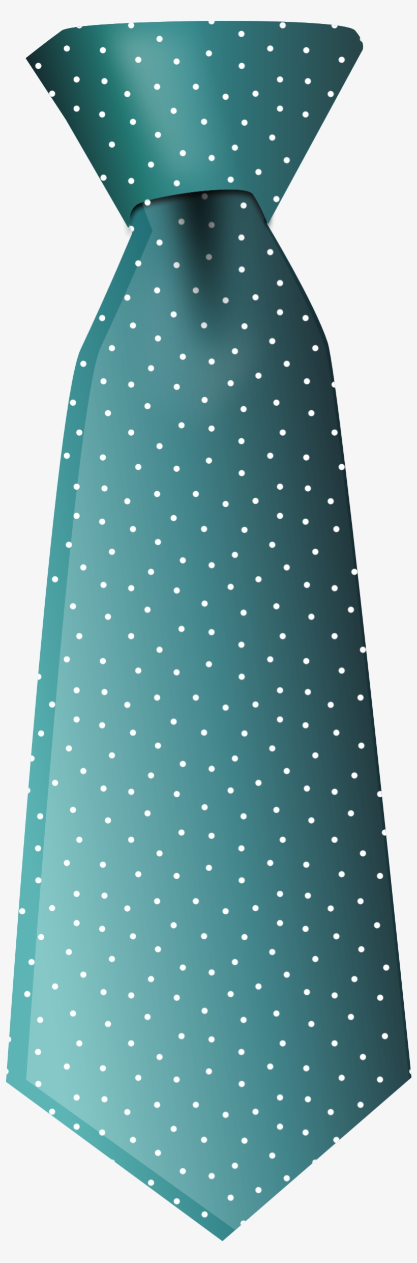 Stylish Teal Polka Dot Necktie - Modern Men’s Fashion Accessory