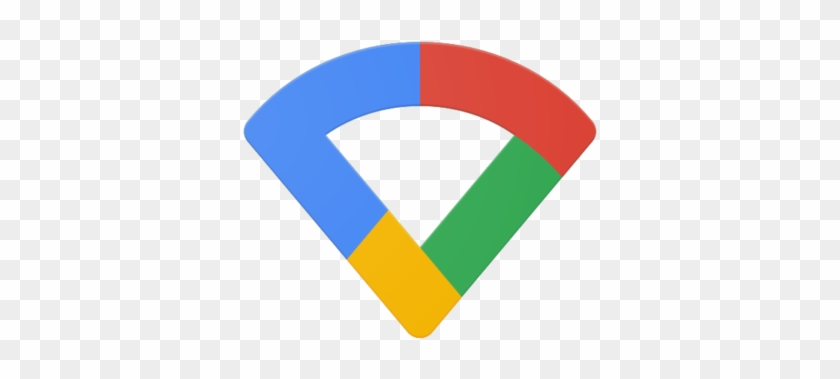 Google Wi-Fi logo featuring a stylized fan-shaped design with blue, red, green, and yellow segments.