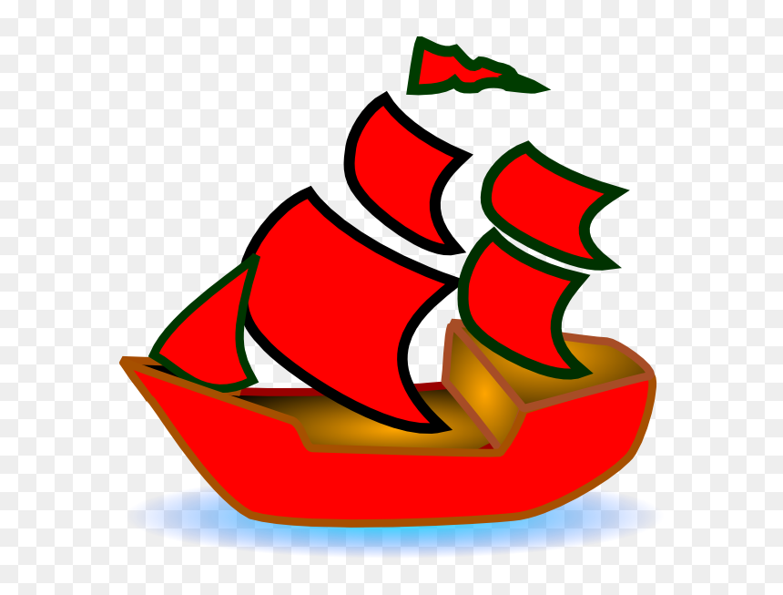 red boats - Clip Art Library