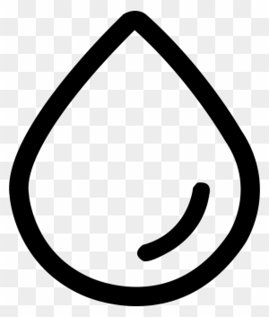 Water Droplet Icon - Clean Vector Illustration for Web & Design