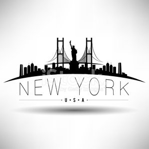 New York City Skyline Silhouette PNG Clip Art | City skyline - Clip Art ...