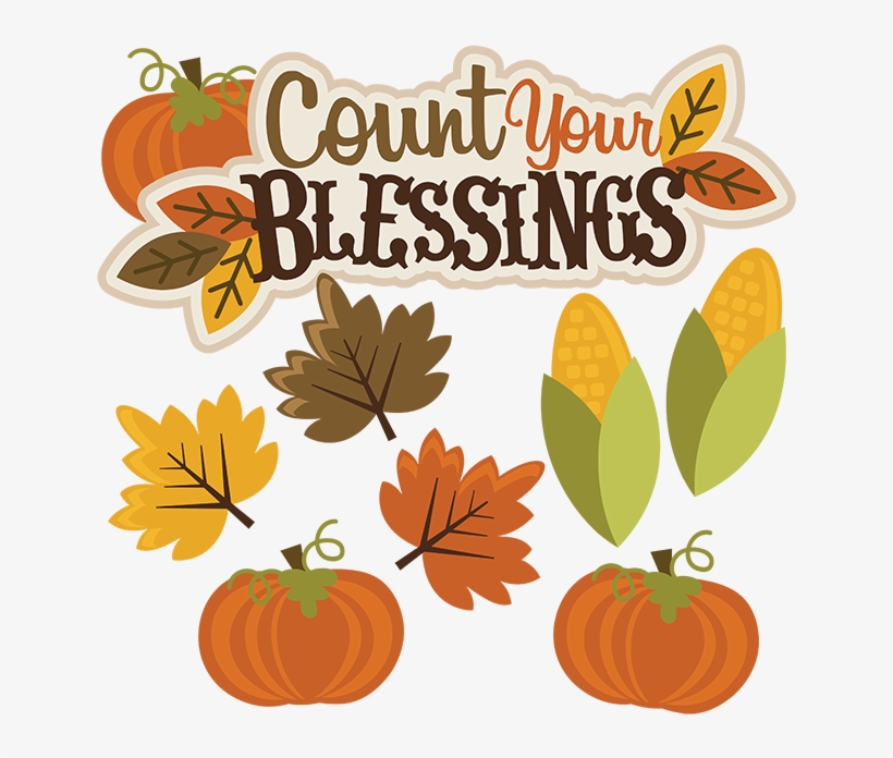 Count Your Blessings - Free Thanksgiving Clipart & Seasonal Design Elements