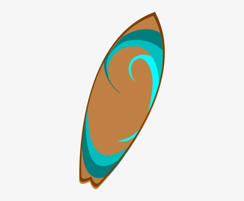 Surfboard Design Vector Illustration | Ocean-Themed Graphic Asset