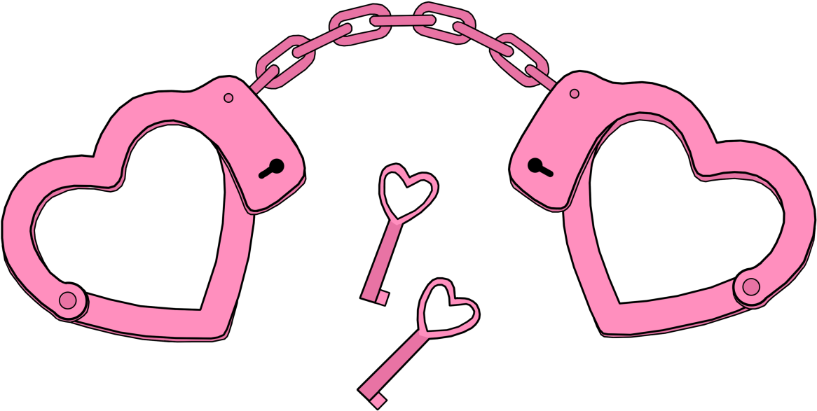 Heart Handcuffs Clipart - Heart Handcuffs Clip Art, HD Png - Clip Art ...