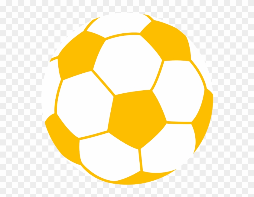 Yellow and white classic soccer ball with hexagonal and pentagonal panels on transparent background.
