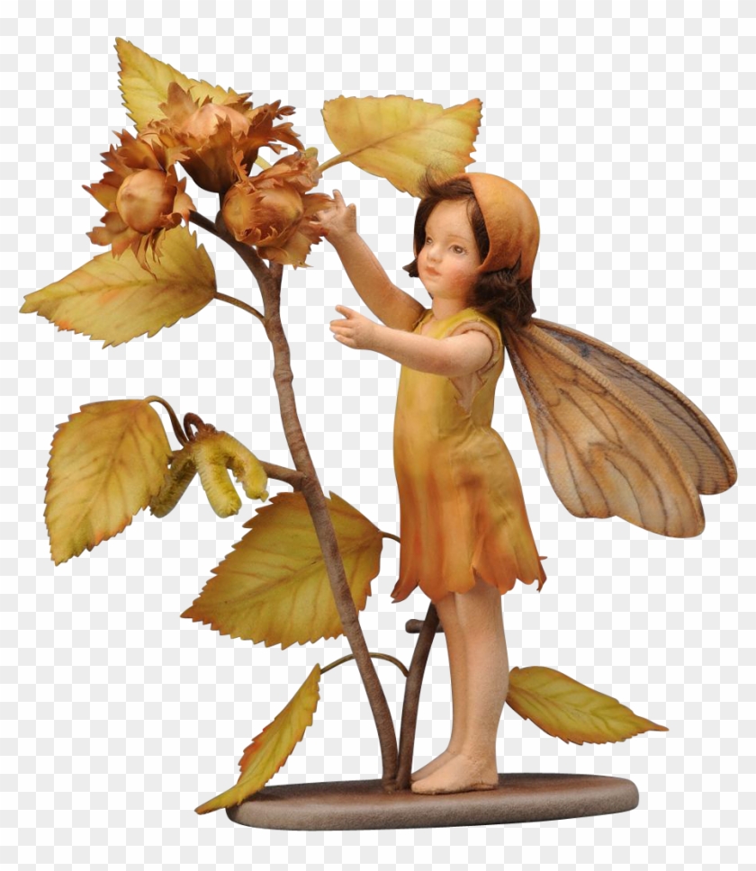 Autumn Fairy Figurine - Handcrafted Nature-Inspired Decor Sculpture