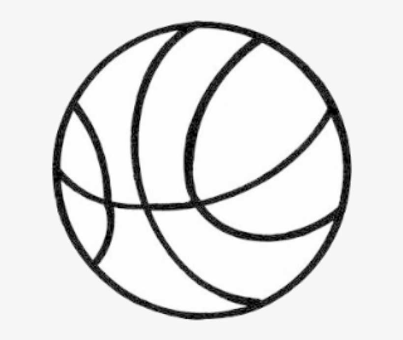 black and white basketball - Clip Art Library