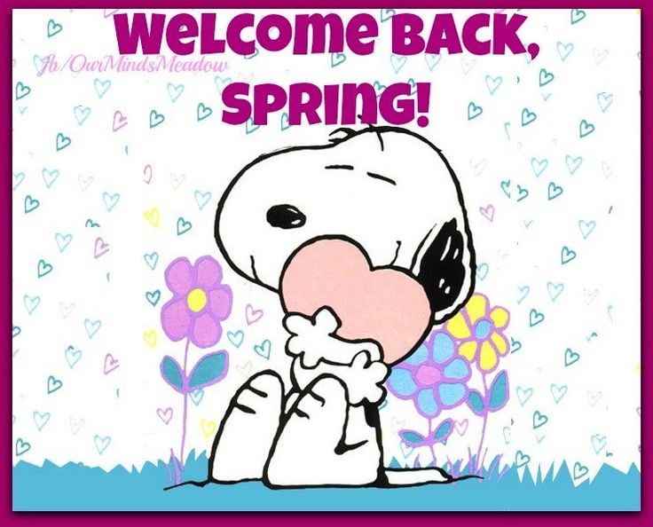 Welcome Back, Spring! Snoopy Celebrates the Season