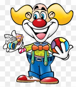 Fun Clown Character Illustration for Kids’ Parties & Entertainment