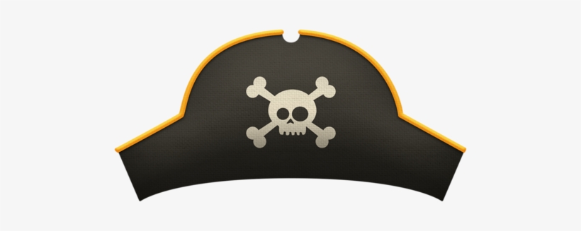 Pirate Hat with Skull and Crossbones - Classic Costume Accessory
