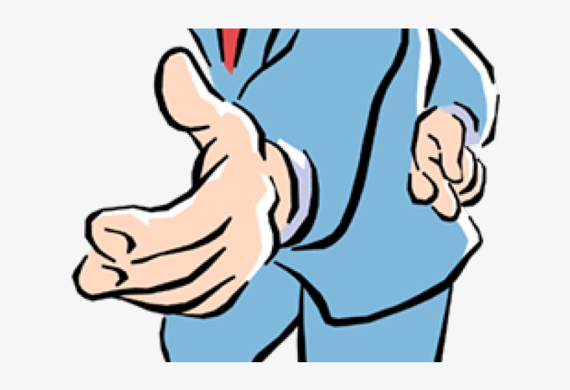 Handshake Illustration for Business Agreements and Partnerships