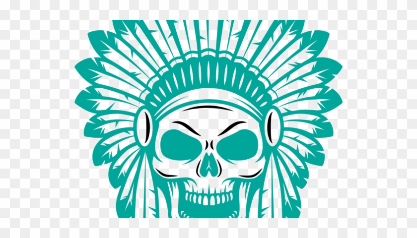 Indian Skull Svg, Head Dress Png, Skull clipart (523054) - Clip Art Library