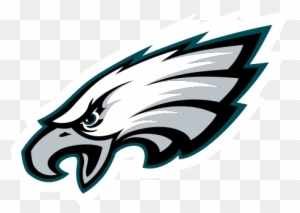 Philadelphia Eagles logo featuring a fierce eagle head in green, white, and black.