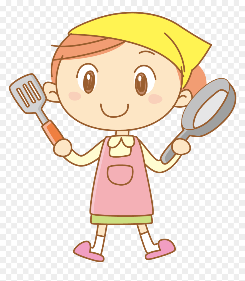 Fun Kids Cooking & Science Illustration - Free Clipart for Educational Sites