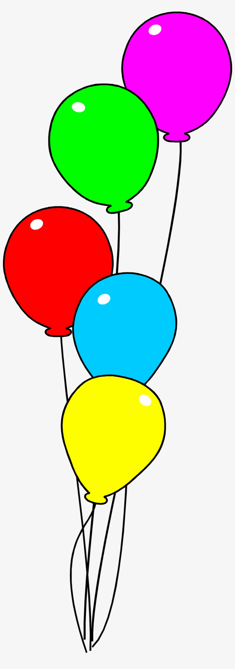 Colorful Balloons Clipart for Birthday Parties & Festive Events
