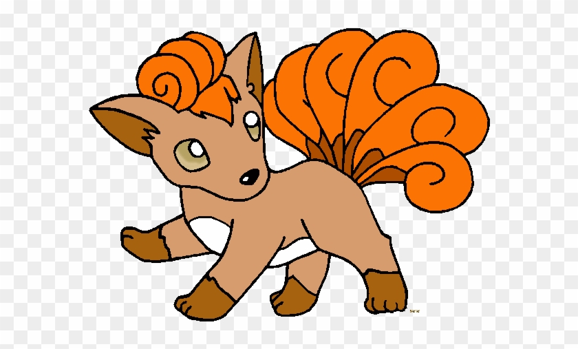 Vulpix Pokémon Illustration - Cute Fox-like Fire-Type Character