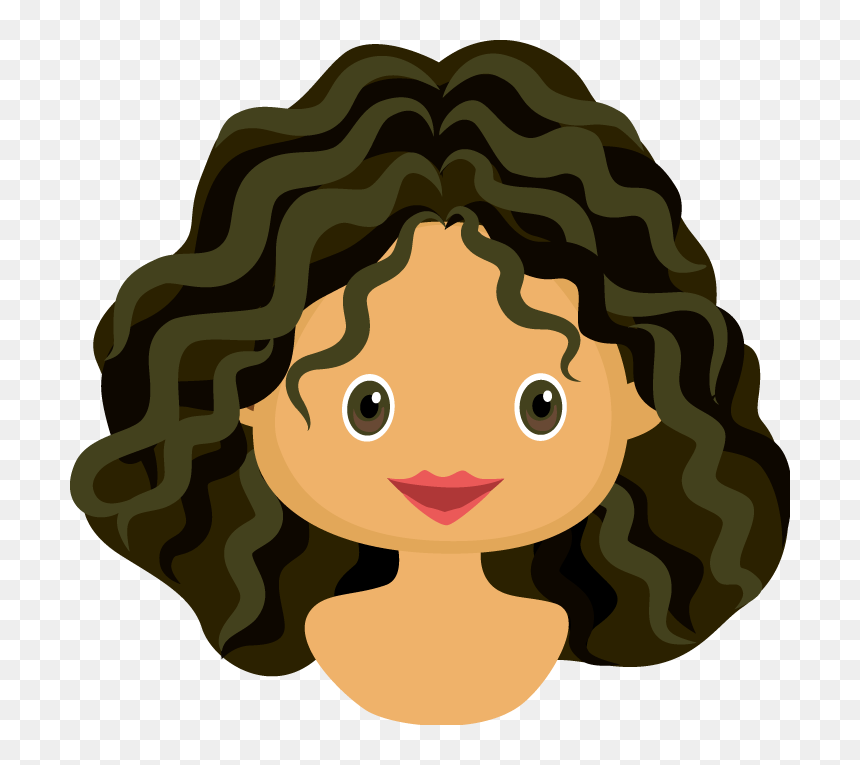 Curly Hair Stock Illustrations, Royalty-Free Vector Graphics - Clip Art ...