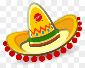 A colorful cartoon sombrero with red pom-poms, green band, and "Sonic" logo on the crown.