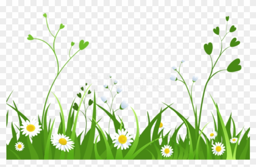 Spring Meadow Clipart - Free Downloadable PNG with Transparent Background