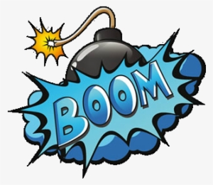 BOOM Explosion Graphic - Free Comic-Style Bomb Illustration