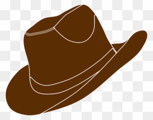 Classic Brown Cowboy Hat - Vector Illustration for Web & Print