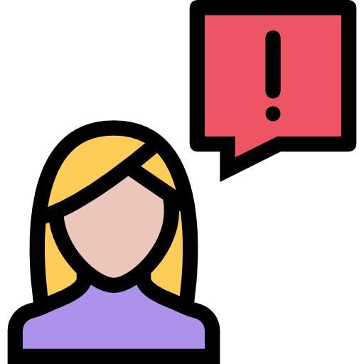 Important Notice - User Alert Icon for Website Notifications