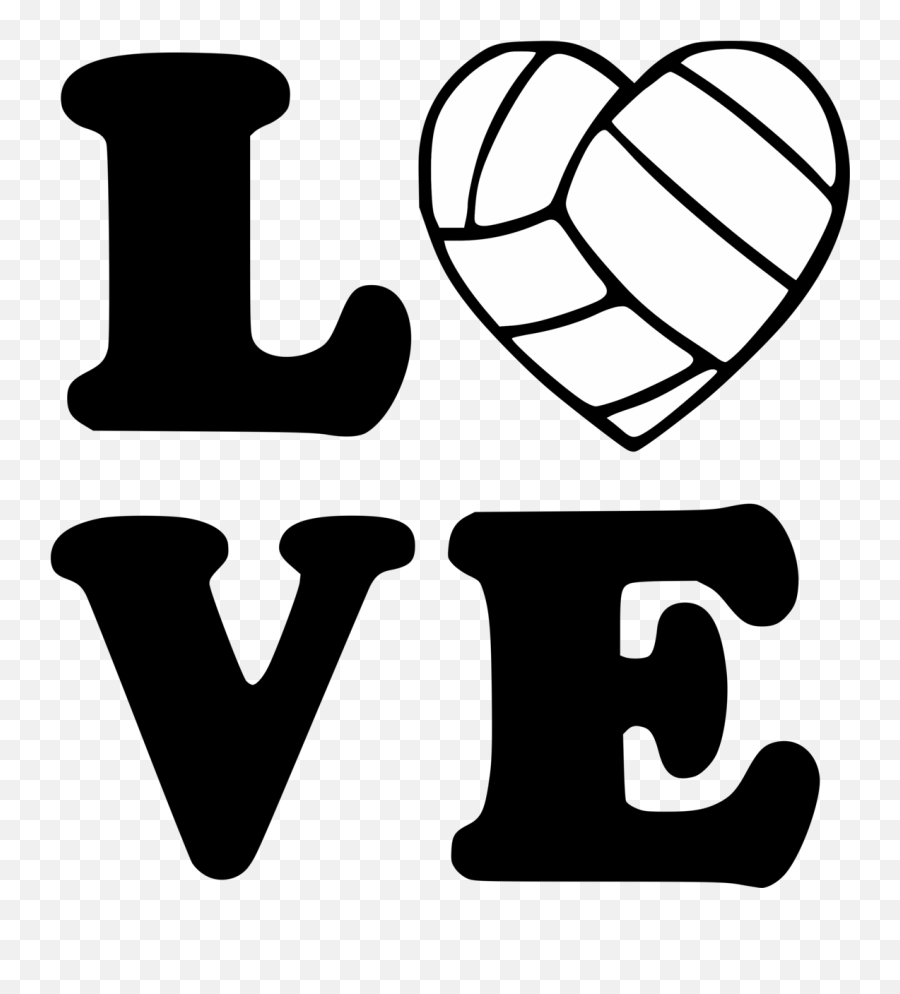 ang love parang volleyball clipart