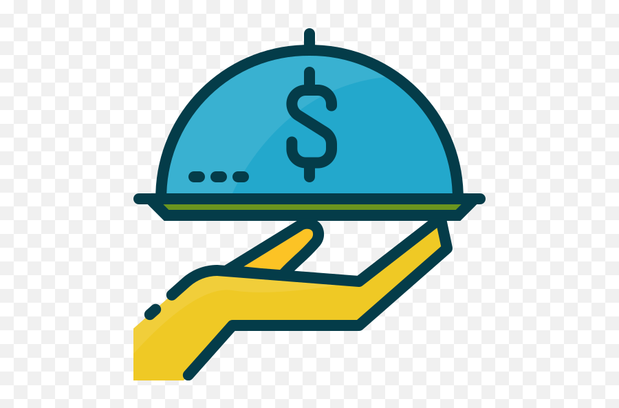 Restaurant Service Fee & Tipping Concept Icon