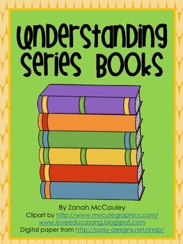 Cover of "Understanding Series Books" by Zanah McCauley, showing a stack of colorful books on a green background.
