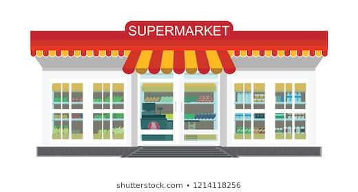 grocery store - Clip Art Library