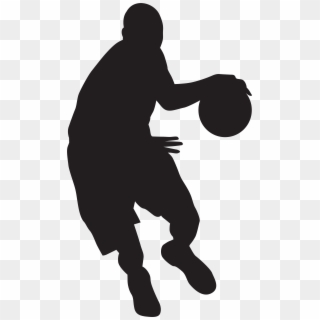 Basketball Player Silhouette - Free PNG Clipart for Sports Design