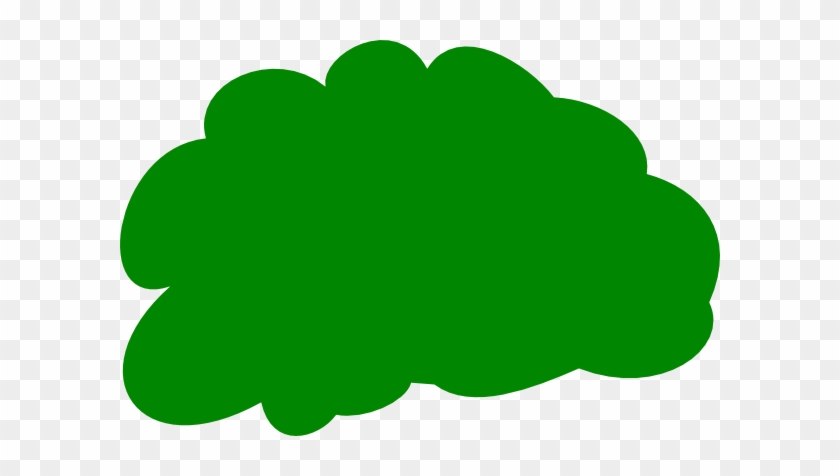 Solid green cloud-shaped silhouette on transparent checkered background.
