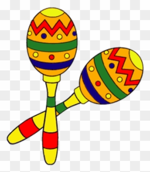Vibrant Mexican Maracas Illustration - Free Clipart for Cultural Projects