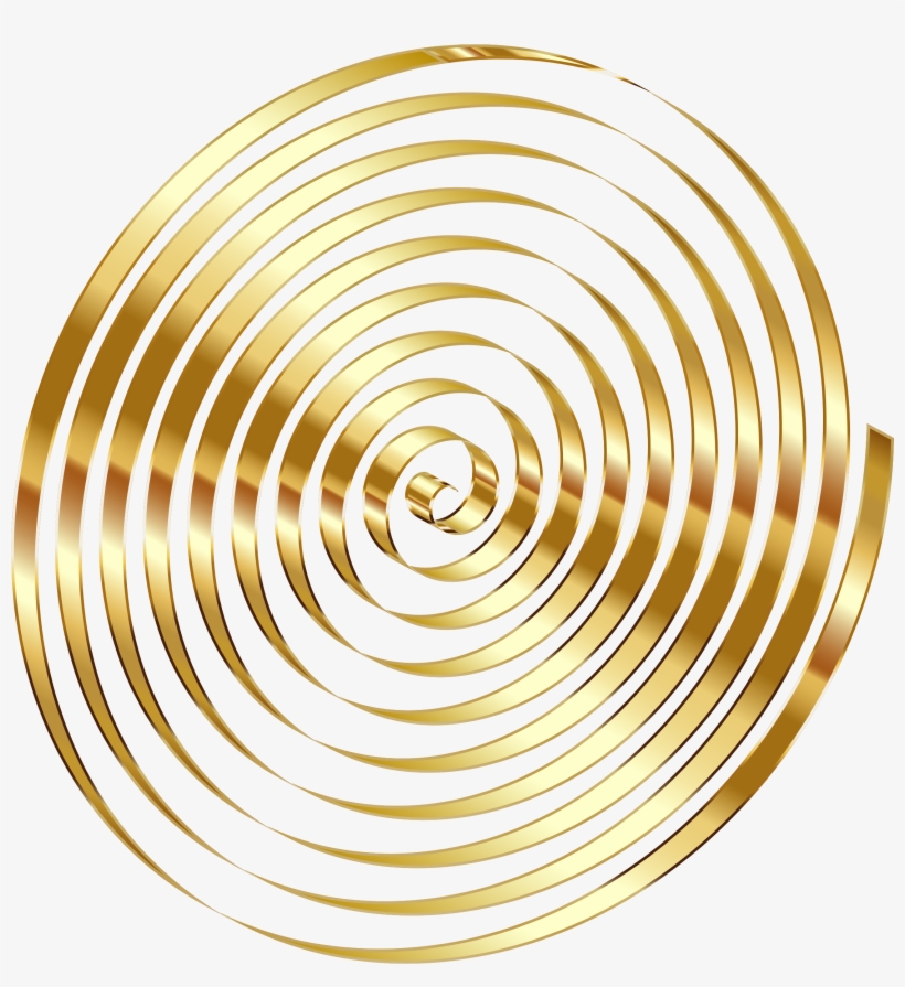 yellow spirals - Clip Art Library