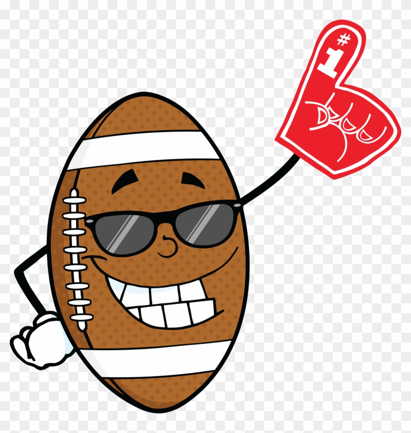 Fun Football Mascot Clipart - Downloadable Vector Graphic