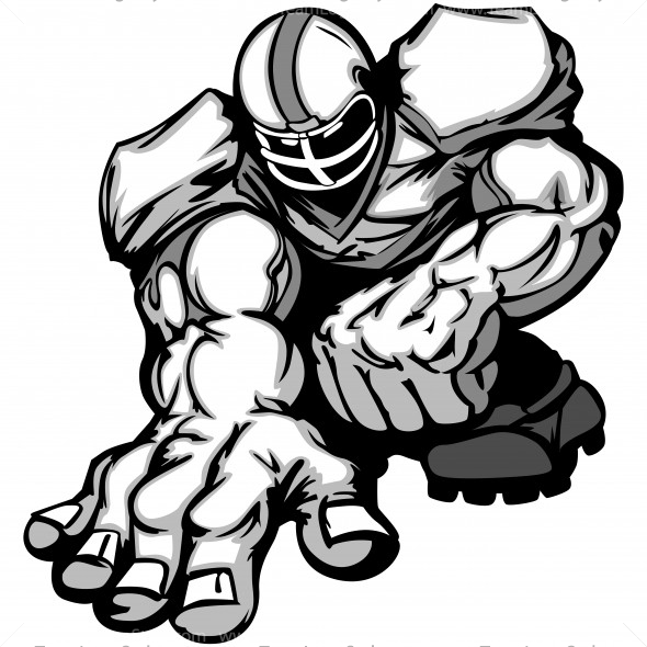football players - Clip Art Library