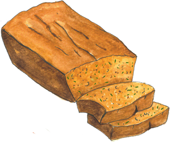 banana bread clip art