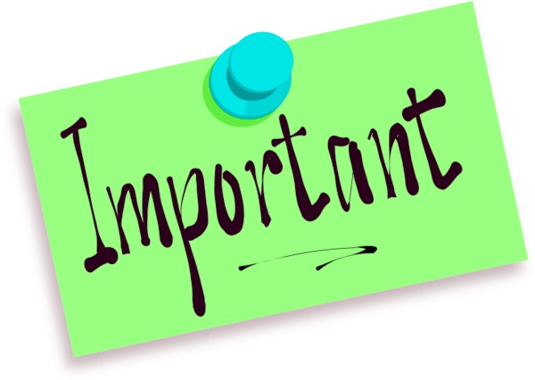 Important Notice - Highlighted Reminder Visual
