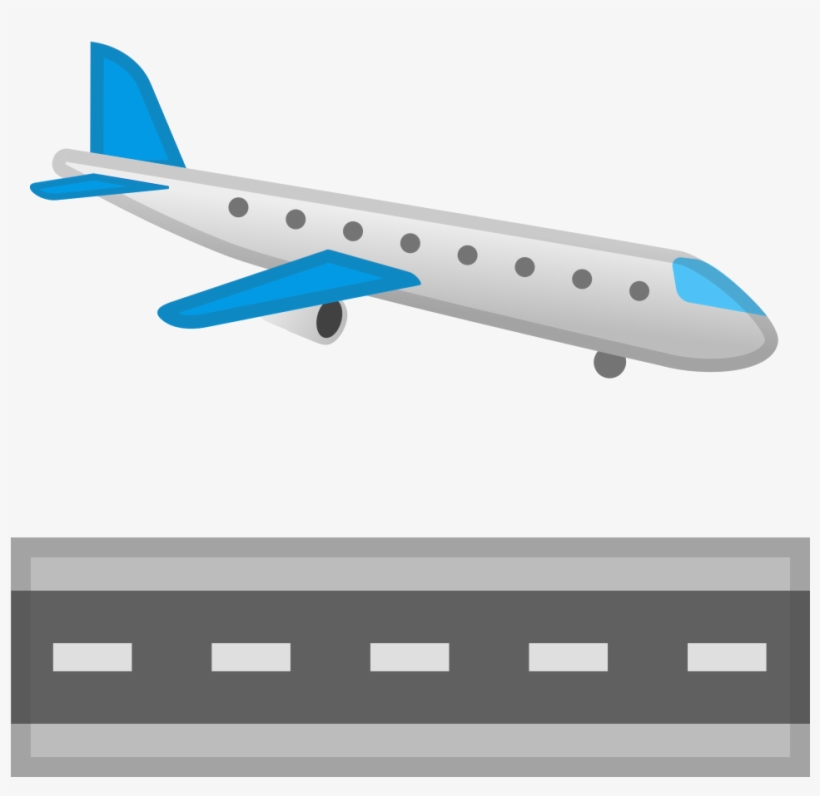 plane landing clipart