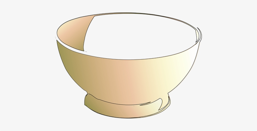 A minimalist golden ceramic bowl with a footed base and smooth gradient finish.