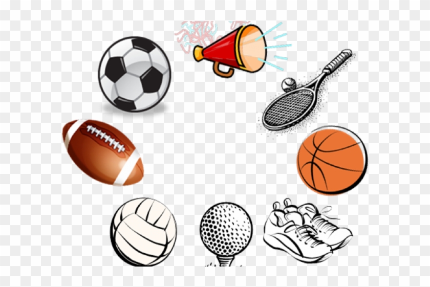 Fitness Equipment Clipart Transparent Background, Cartoon Sports Fitness  Equipment, Ball Games, Basketball, Rugby PNG Image For Free Download