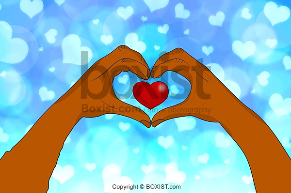 Heart Hands Symbolizing Love and Unity - Free Stock Image