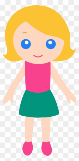 Cute Cartoon Girl Illustration - Free PNG Download