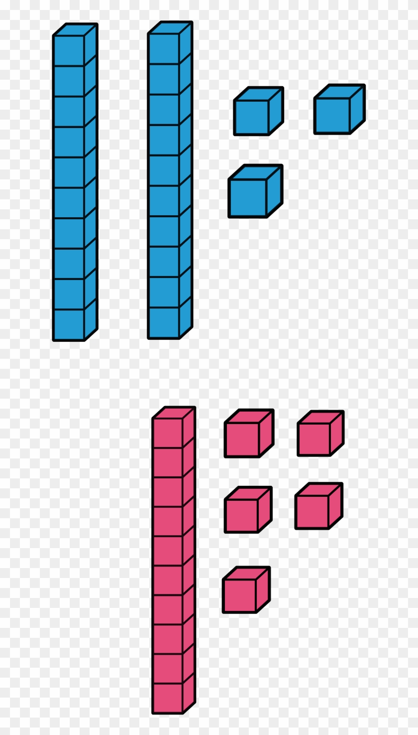 Math Base Ten Blocks Rainbow Clip Art - Educational Clip Arts and ...