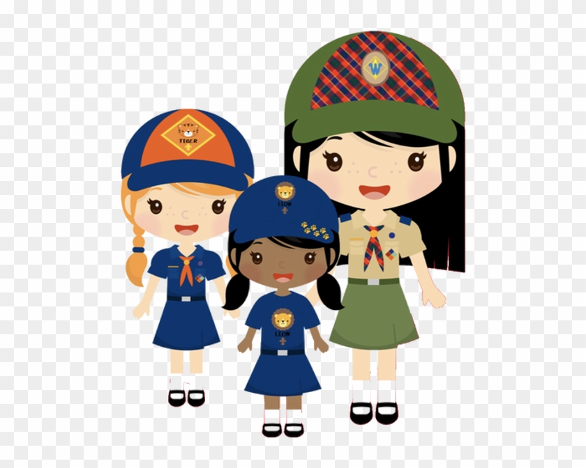 Girl Scouts Uniforms & Levels - Fun Illustration for Parents and Leaders