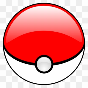A glossy red-and-white Poké Ball, the iconic device used to catch and store Pokémon in the Pokémon franchise.
