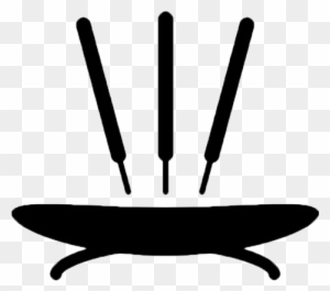 Incense Sticks in Burner - Symbolic & Decorative Icon