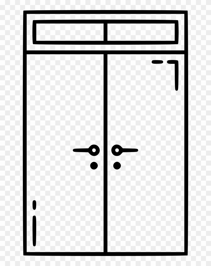double doors clipart