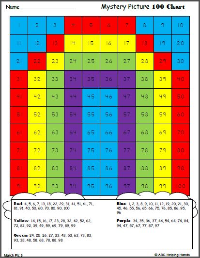 Hundred Charts Clip Art - Clip Art Library