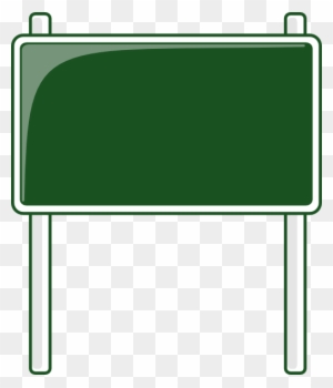 Simple Blank Street Signs / Road Signs Templates / Outlines Clip Art ...